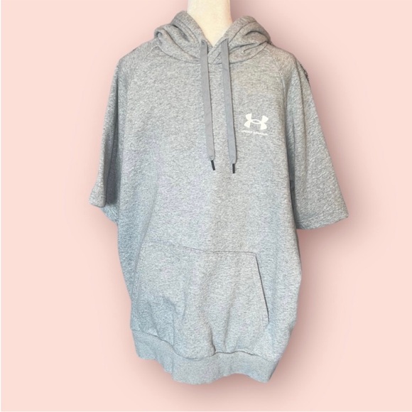 Under Armour Cold Gear Short Sleeve Hoodie Sweatshirt - Picture 1 of 2